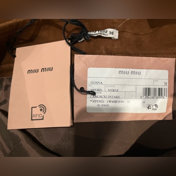 NWT Miu Miu Multicolor Striped Maxi Skirt - Picture 6 of 8